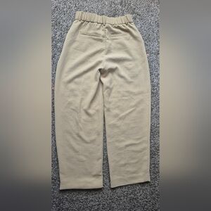 a new day Tan Elastic Waist Wide Leg Pants